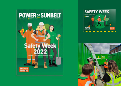 Powering Sunbelt Rentals’ internal comms for Safety Week