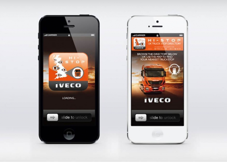 ICG develop Truck Stop Finder app for IVECO UK