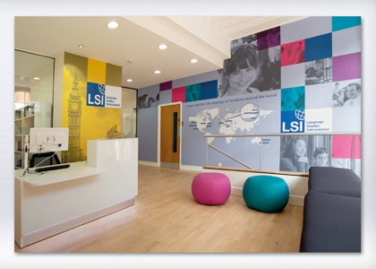 ICG unveils a colourful new look for Language Studies International’s London Central School